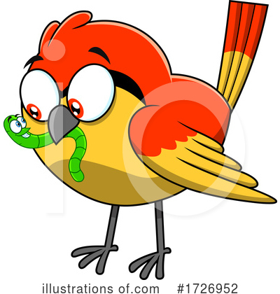Royalty-Free (RF) Bird Clipart Illustration by Hit Toon - Stock Sample #1726952