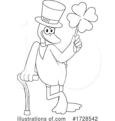 Royalty-Free (RF) Bird Clipart Illustration by Hit Toon - Stock Sample #1728542