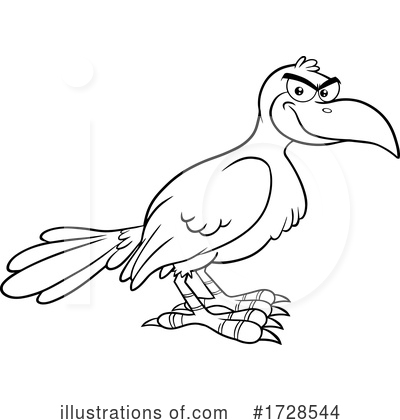 Royalty-Free (RF) Bird Clipart Illustration by Hit Toon - Stock Sample #1728544