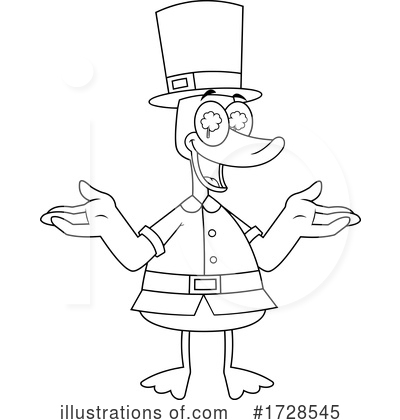 Royalty-Free (RF) Bird Clipart Illustration by Hit Toon - Stock Sample #1728545