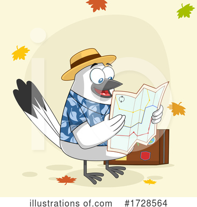 Royalty-Free (RF) Bird Clipart Illustration by Hit Toon - Stock Sample #1728564