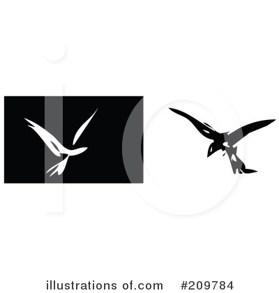 Royalty-Free (RF) Bird Clipart Illustration by xunantunich - Stock Sample #209784