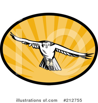 Royalty-Free (RF) Bird Clipart Illustration by patrimonio - Stock Sample #212755