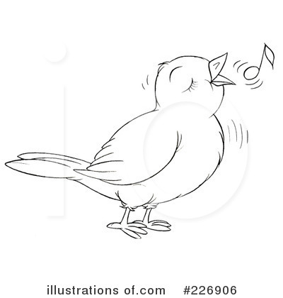 Royalty-Free (RF) Bird Clipart Illustration by Alex Bannykh - Stock Sample #226906
