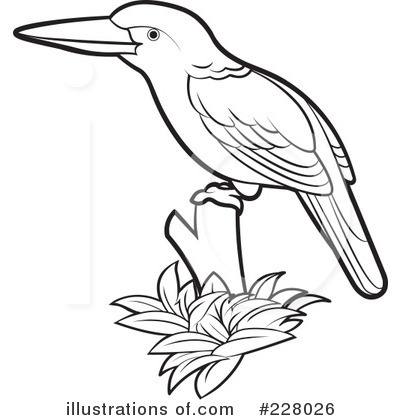 Kingfisher Clipart #228026 by Lal Perera