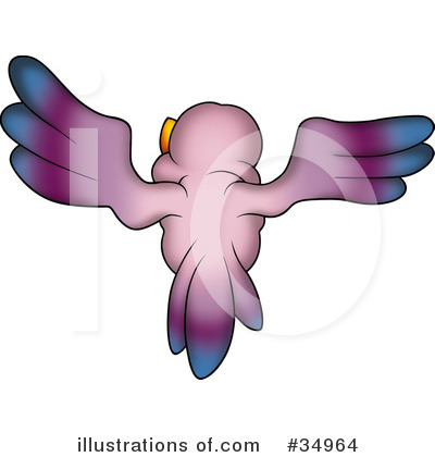 Royalty-Free (RF) Bird Clipart Illustration by dero - Stock Sample #34964