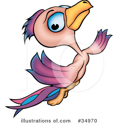 Royalty-Free (RF) Bird Clipart Illustration by dero - Stock Sample #34970