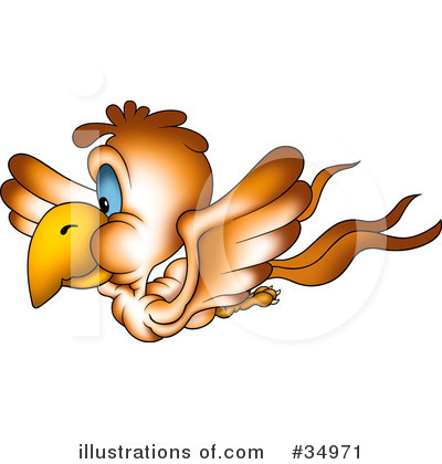 Royalty-Free (RF) Bird Clipart Illustration by dero - Stock Sample #34971
