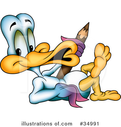 Royalty-Free (RF) Bird Clipart Illustration by dero - Stock Sample #34991