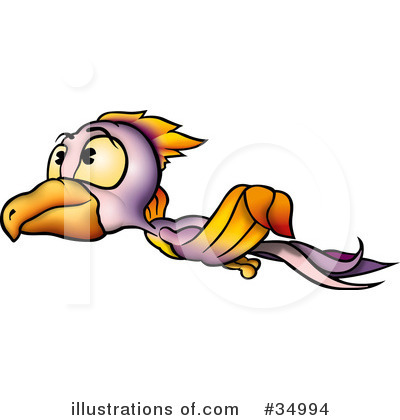 Royalty-Free (RF) Bird Clipart Illustration by dero - Stock Sample #34994