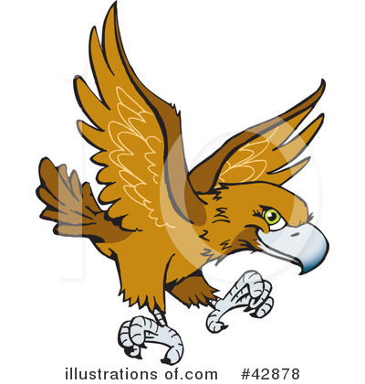 Eagle Clipart #42878 by Dennis Holmes Designs