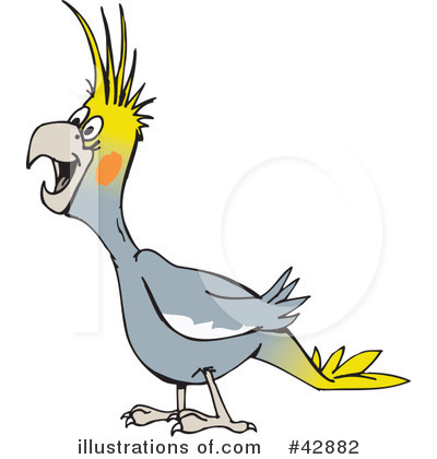 Royalty-Free (RF) Bird Clipart Illustration by Dennis Holmes Designs - Stock Sample #42882
