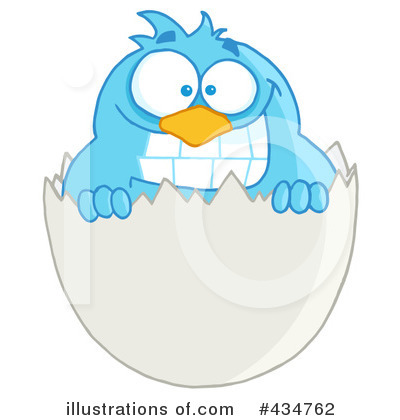 Royalty-Free (RF) Bird Clipart Illustration by Hit Toon - Stock Sample #434762