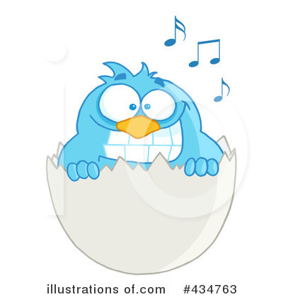 Royalty-Free (RF) Bird Clipart Illustration by Hit Toon - Stock Sample #434763