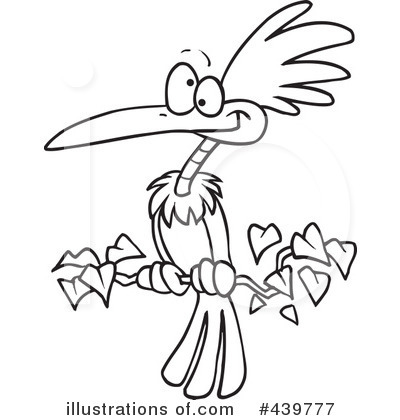 Royalty-Free (RF) Bird Clipart Illustration by toonaday - Stock Sample #439777