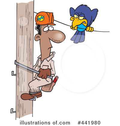 Telephone Pole Clipart #441980 by toonaday