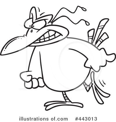 Royalty-Free (RF) Bird Clipart Illustration by toonaday - Stock Sample #443013