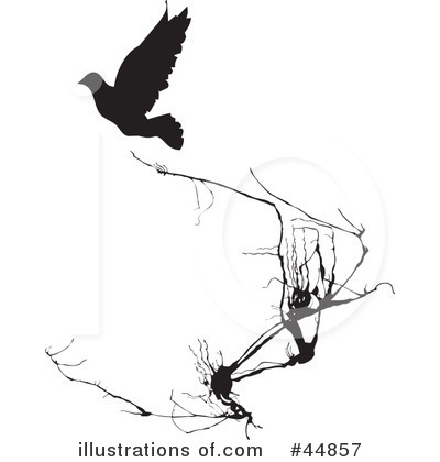 Royalty-Free (RF) Bird Clipart Illustration by xunantunich - Stock Sample #44857