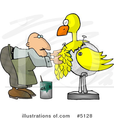Royalty-Free (RF) Bird Clipart Illustration by djart - Stock Sample #5128
