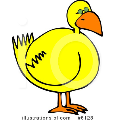Royalty-Free (RF) Bird Clipart Illustration by djart - Stock Sample #6128
