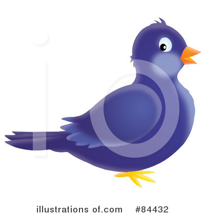 Royalty-Free (RF) Bird Clipart Illustration by Alex Bannykh - Stock Sample #84432