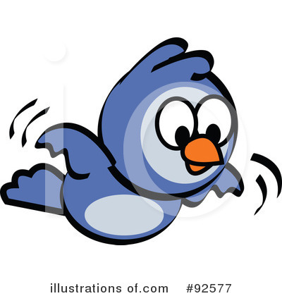 Royalty-Free (RF) Bird Clipart Illustration by Andy Nortnik - Stock Sample #92577