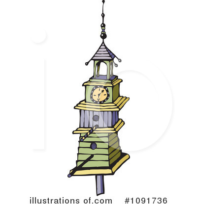 Royalty-Free (RF) Bird House Clipart Illustration by Steve Klinkel - Stock Sample #1091736
