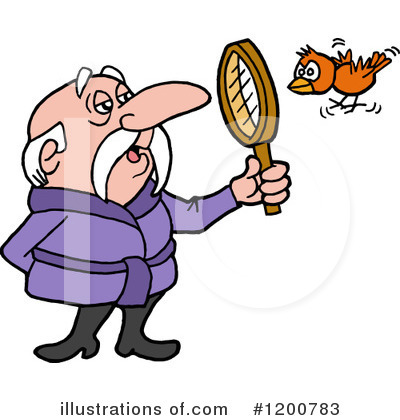 Bird Watching Clipart #1200783 by LaffToon