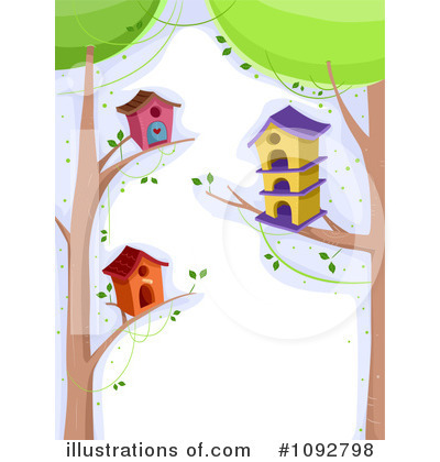 Birdhouse Clipart #1092798 by BNP Design Studio