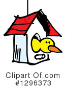 Birdhouse Clipart #1296373 by Johnny Sajem