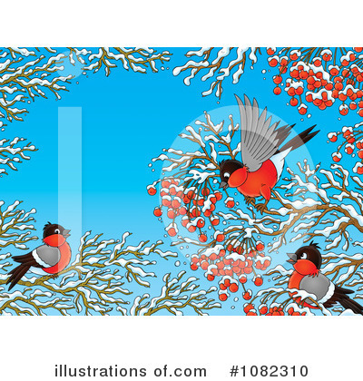Royalty-Free (RF) Birds Clipart Illustration by Alex Bannykh - Stock Sample #1082310