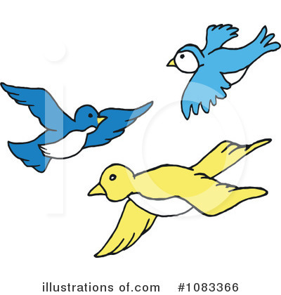 Royalty-Free (RF) Birds Clipart Illustration by LaffToon - Stock Sample #1083366