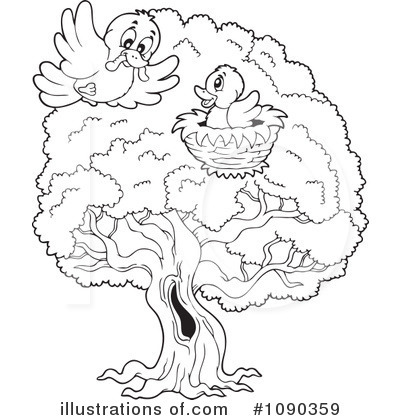 Royalty-Free (RF) Birds Clipart Illustration by visekart - Stock Sample #1090359