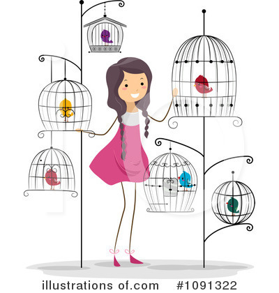 Bird Cage Clipart #1091322 by BNP Design Studio