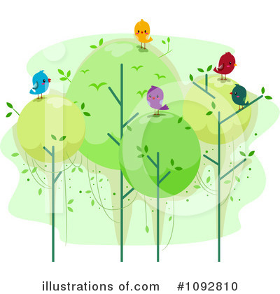 Royalty-Free (RF) Birds Clipart Illustration by BNP Design Studio - Stock Sample #1092810