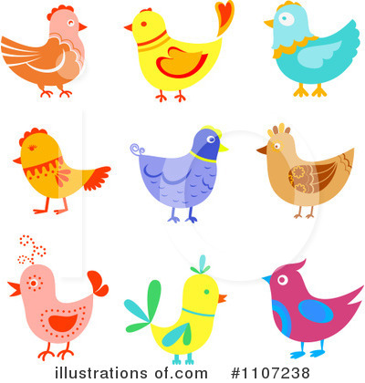 Royalty-Free (RF) Birds Clipart Illustration by Vector Tradition SM - Stock Sample #1107238