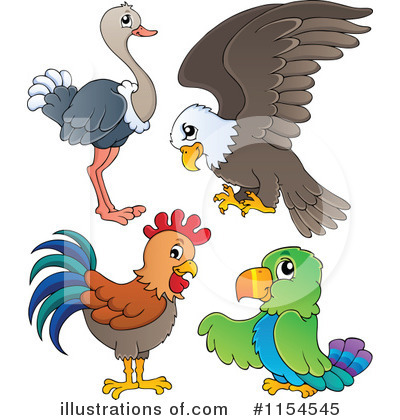Royalty-Free (RF) Birds Clipart Illustration by visekart - Stock Sample #1154545