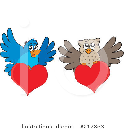 Royalty-Free (RF) Birds Clipart Illustration by visekart - Stock Sample #212353