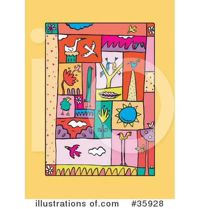 Royalty-Free (RF) Birds Clipart Illustration by Lisa Arts - Stock Sample #35928