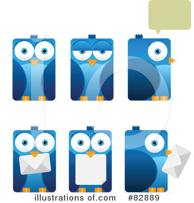 Royalty-Free (RF) Birds Clipart Illustration by Qiun - Stock Sample #82889