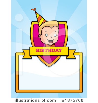 Royalty-Free (RF) Birthday Boy Clipart Illustration by Cory Thoman - Stock Sample #1375766