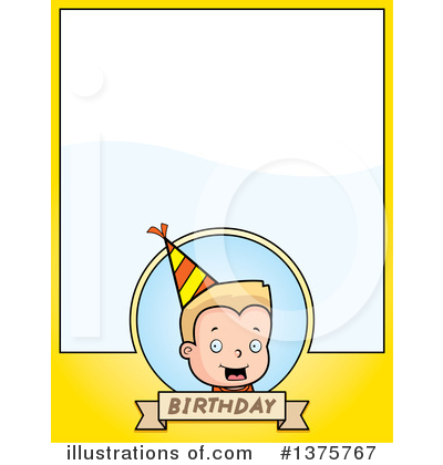 Royalty-Free (RF) Birthday Boy Clipart Illustration by Cory Thoman - Stock Sample #1375767