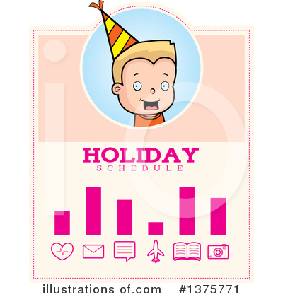 Royalty-Free (RF) Birthday Boy Clipart Illustration by Cory Thoman - Stock Sample #1375771