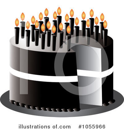 Royalty-Free (RF) Birthday Cake Clipart Illustration by Pams Clipart - Stock Sample #1055966