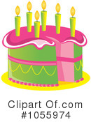 Birthday Cake Clipart #1055974 by Pams Clipart