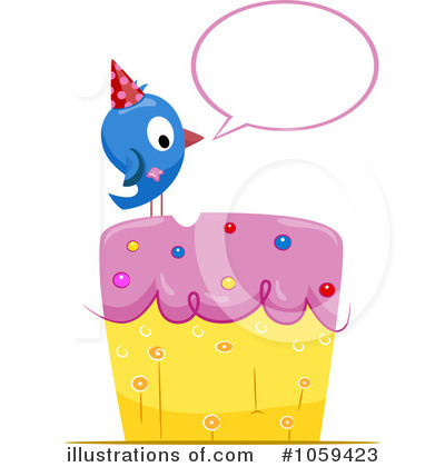 Royalty-Free (RF) Birthday Cake Clipart Illustration by BNP Design Studio - Stock Sample #1059423