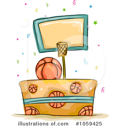 Royalty-Free (RF) Birthday Cake Clipart Illustration by BNP Design Studio - Stock Sample #1059425