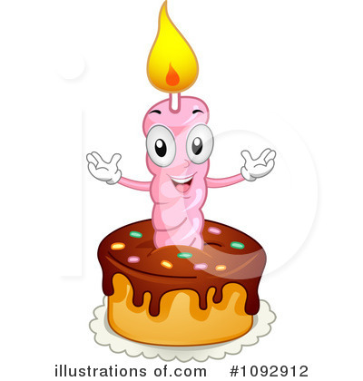Royalty-Free (RF) Birthday Cake Clipart Illustration by BNP Design Studio - Stock Sample #1092912