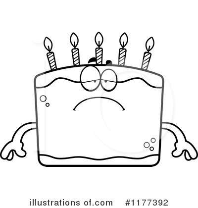 Royalty-Free (RF) Birthday Cake Clipart Illustration by Cory Thoman - Stock Sample #1177392