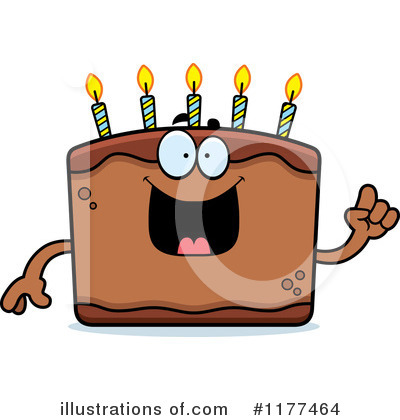 Royalty-Free (RF) Birthday Cake Clipart Illustration by Cory Thoman - Stock Sample #1177464